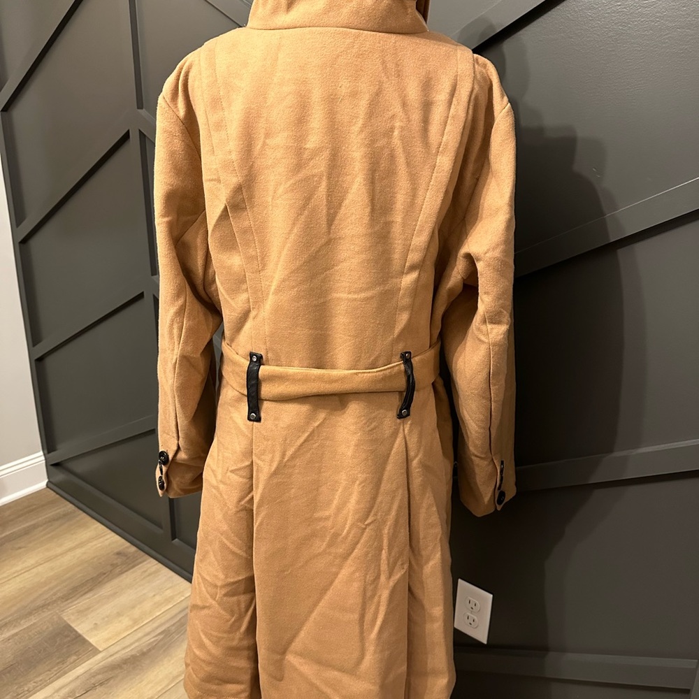 Madden girl faux wool coat in camel - Picture 8 of 11